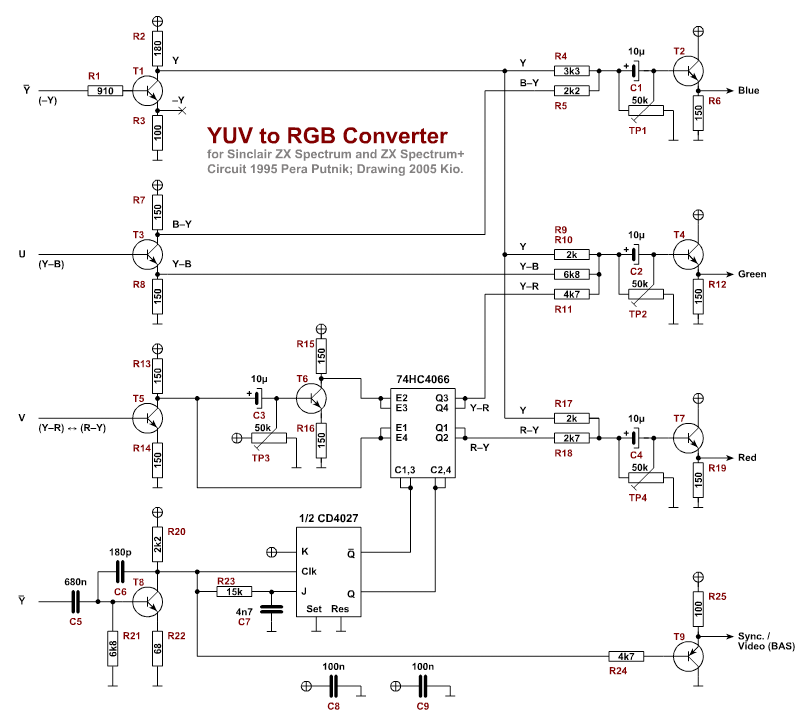 Схему видео. RCA to RGB конвертер схема. RGB to YPBPR схема. RGB YUV преобразователь схема. RGB to Composite схема.